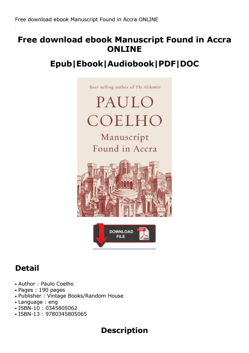 Paulo Coelho Aleph Pdf Free