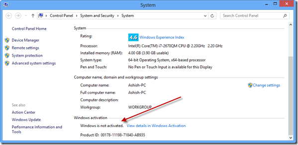 Activation Keys For Windows 8